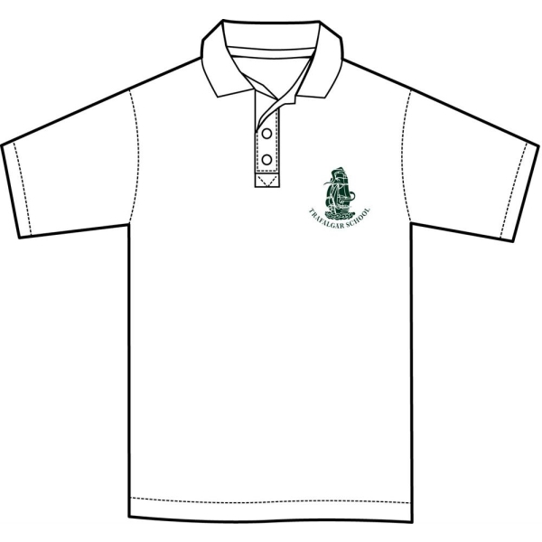 Trafalgar Infants and Junior School - White Polo Shirt