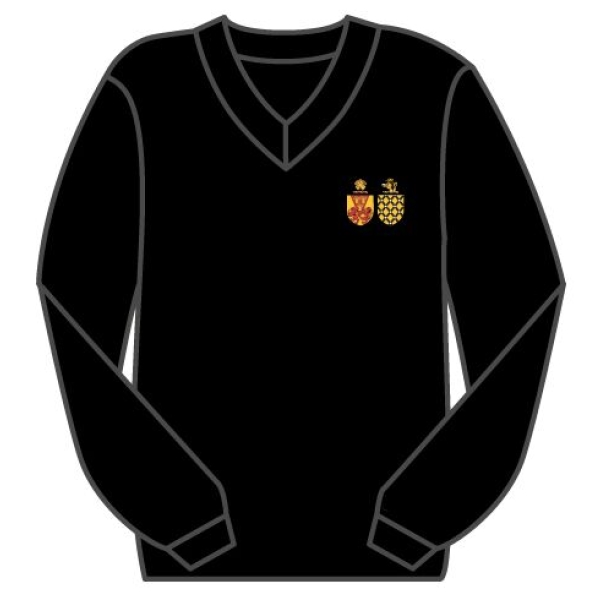 Watford Grammar School for Girls - 6th Form Black V-Neck