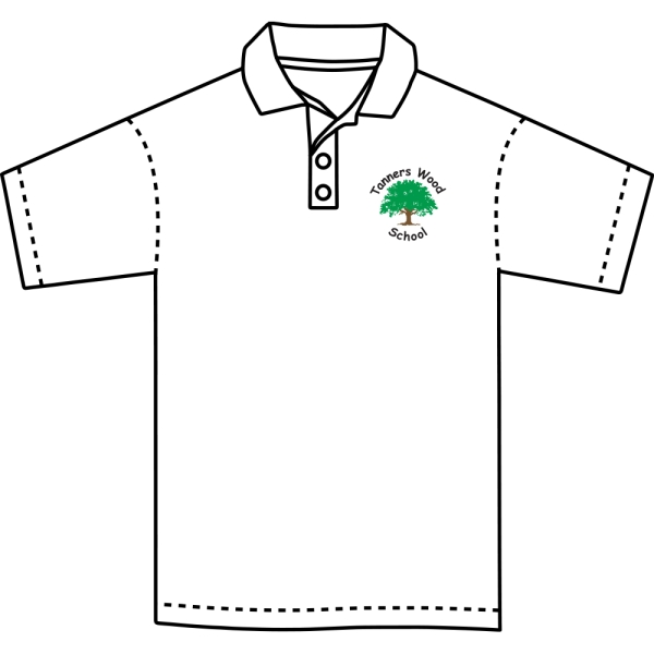 Tanners Wood Junior School - Polo Shirt - White