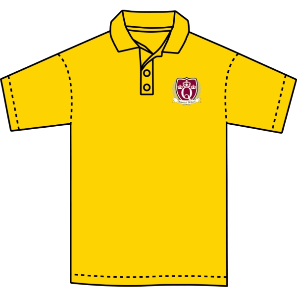 Queens School - House Colour Pe Polo Shirt