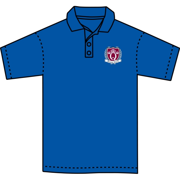 Queens School - House Colour Pe Polo Shirt