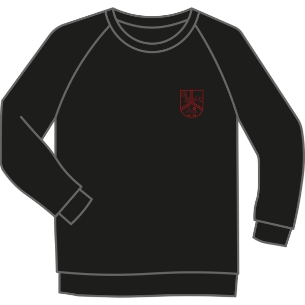 Grimsdyke School - Black Pe Crewneck