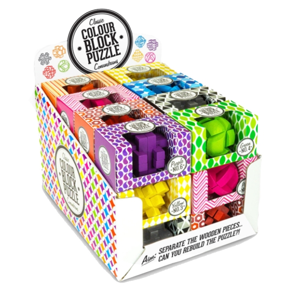 Colour Block Wooden Puzzles