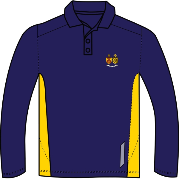 Watford Grammar School for Girls - *New* Pe Polo Shirt - Long Sleeve