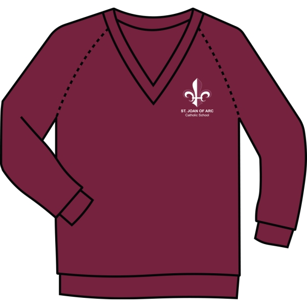 St Joan of Arc Catholic School - V-Neck Jumper