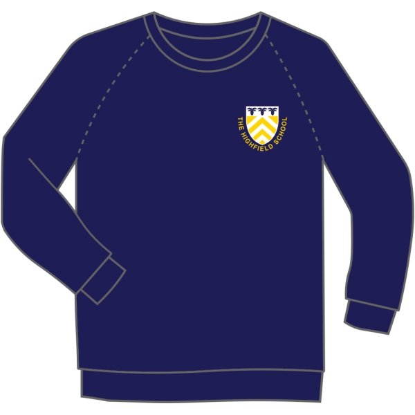 The Highfield School - School Sweatshirt - House Colours