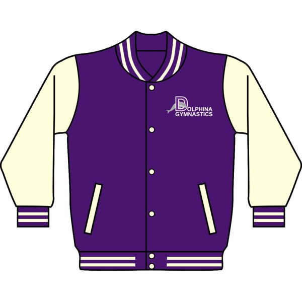 Dolphina Gymnastics - Varsity SQUAD Jacket