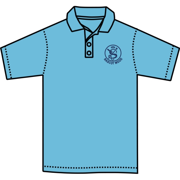 Nascot Wood Infant & Nursery School - Sky Blue Polo Shirt