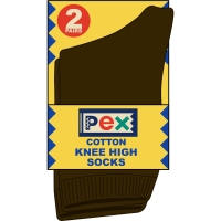 (2 PK) Brown Long Socks