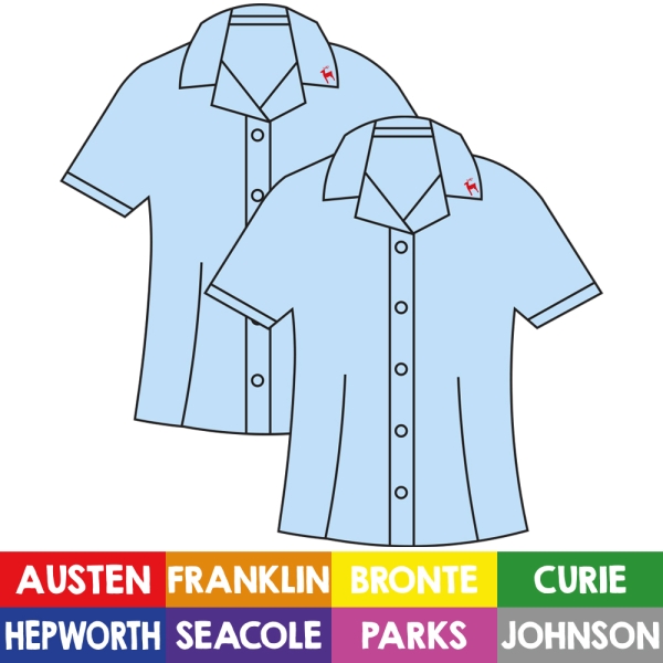 St Albans Girls' School - Short Sleeve Blouses (2 Pack)