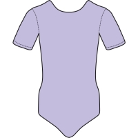 Lilac Cap Sleeve Leotard