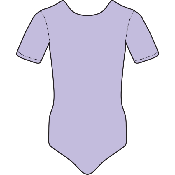 Lilac Cap Sleeve Leotard
