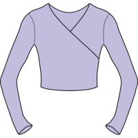 Harpenden Dance School - Pre-Primary Lilac Wrap Top