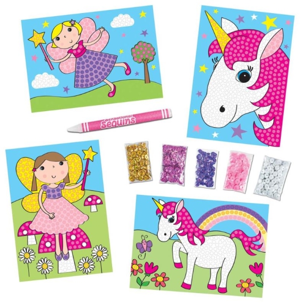 Faries and Unicorns Sensational Sequins Kit