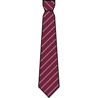 Chorleywood Primary School - Maroon/White Clip-On Tie