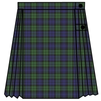 St Clement Danes School - School Tartan Kilt