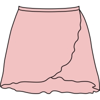 Lesnick School of Ballet and Theatre Arts - Pink Wrap Skirt