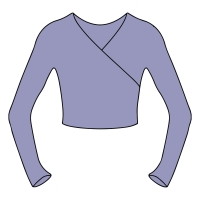 Lavender Wrap Top