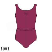 Lesnick School of Ballet and Theatre Arts - Mulberry Tank Leotard with Gather