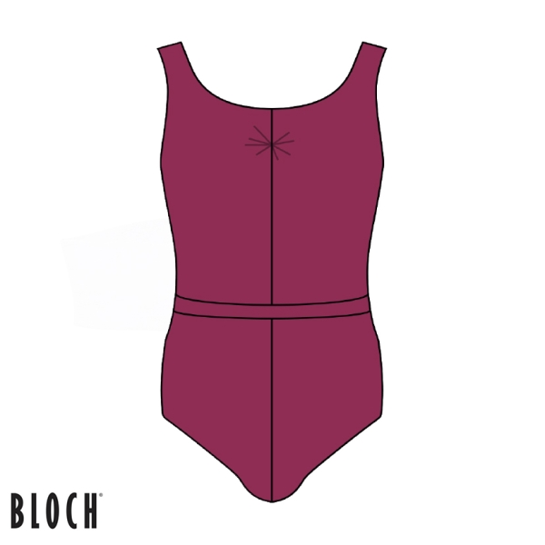 Lesnick School of Ballet and Theatre Arts - Mulberry Tank Leotard with Gather