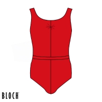 Lesnick School of Ballet and Theatre Arts - Red Sleeveless Leotard with Rouche