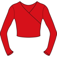 Lesnick School of Ballet and Theatre Arts - Red Wrap Top
