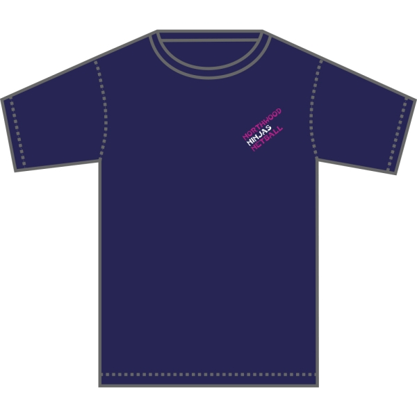 Northwood Ninjas Netball - Training T-Shirt