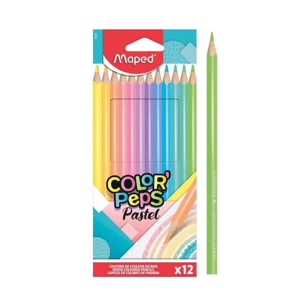 Pastel Colouring Pencils (12 Pack)