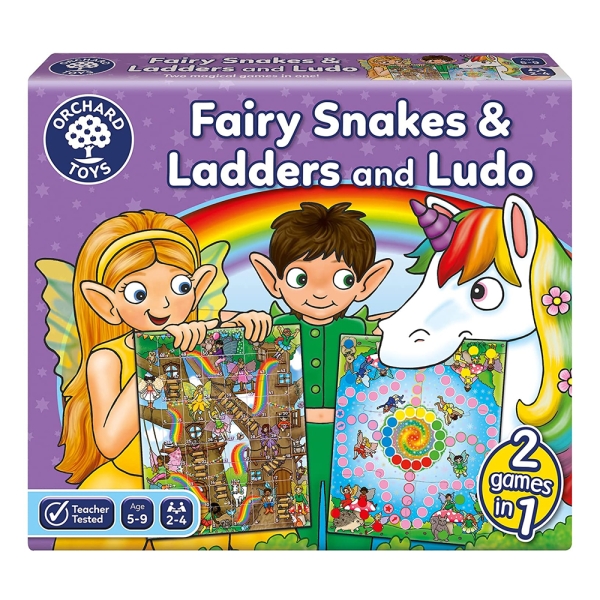 Fairy Snakes and Ladders + Ludo