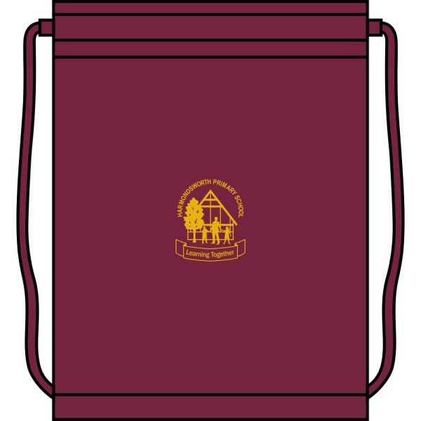 Harmondsworth Primary School - Drawstring PE Bag