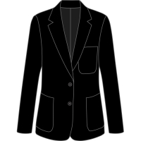 Watford Grammar School for Girls - 6th Form Black Fitted Suit Jacket
