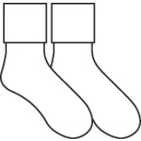 White Ankle Socks (2 Pack)