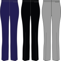 Girls Senior Slim Leg Trousers