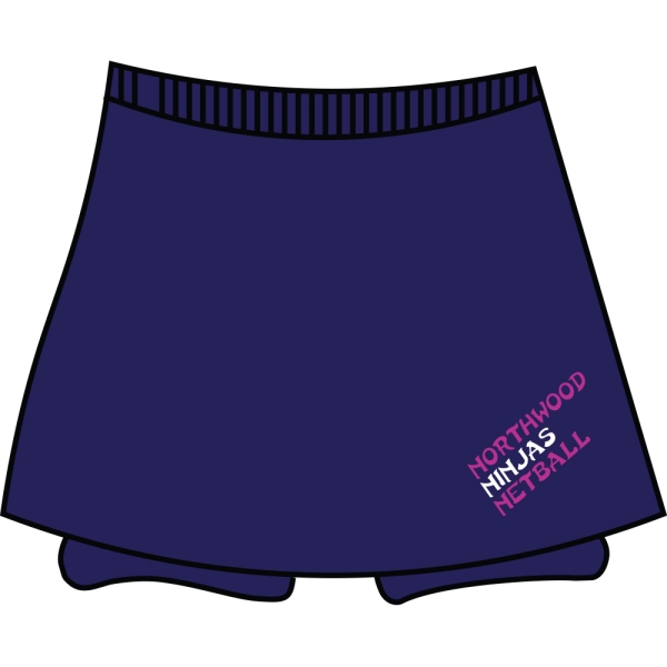 Northwood Ninjas Netball - Skort
