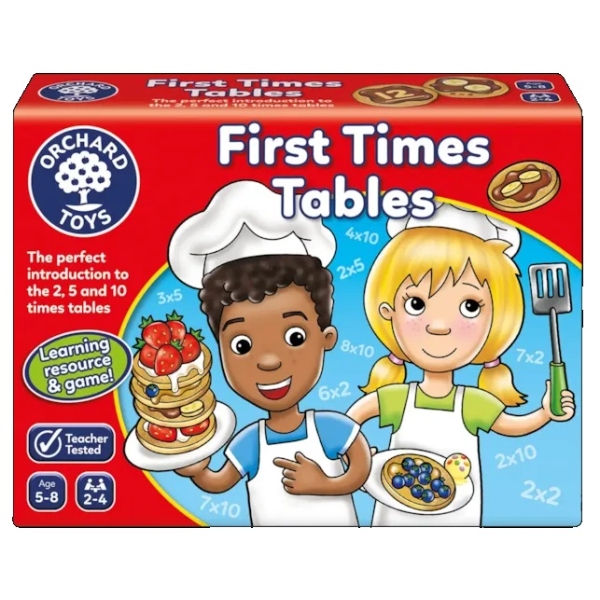 FIRST TIMES TABLES