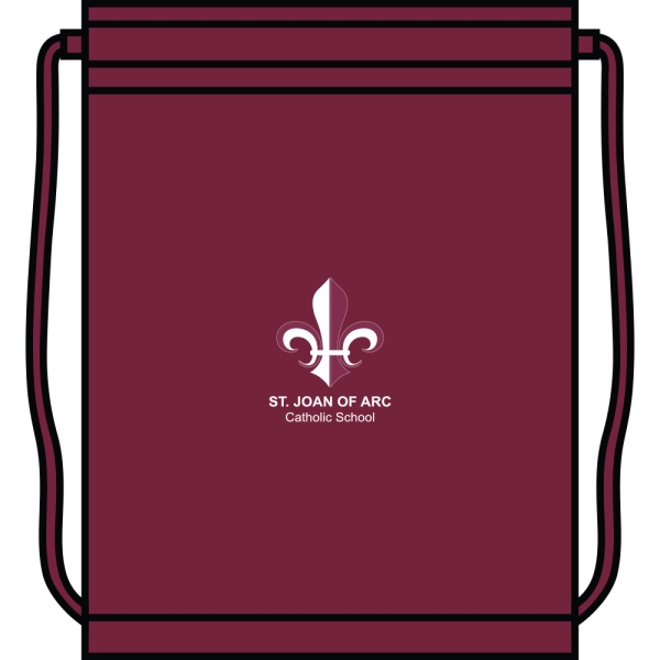 St Joan of Arc Catholic School - Drawstring Bag