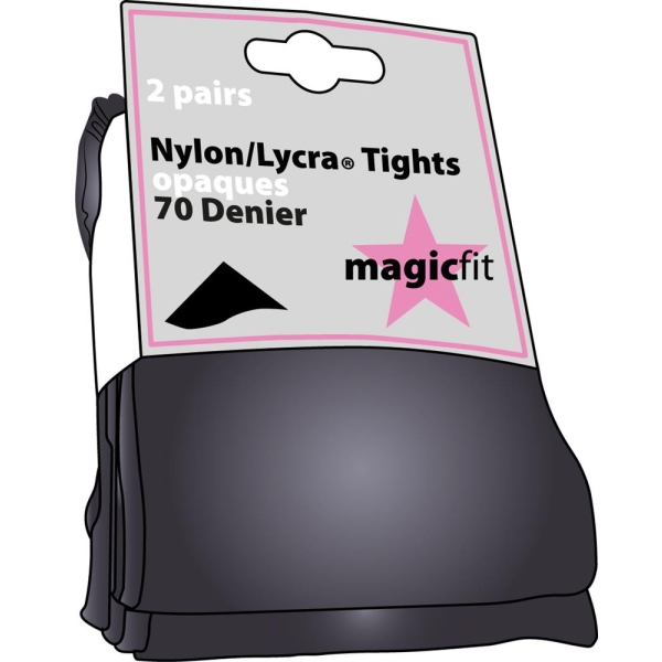 Opaque Tights 70 Denier (2Pack)