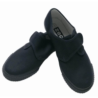 Black Velcro Plimsolls