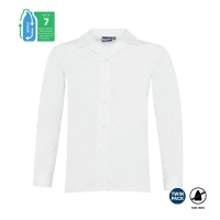 GIRLS Long Sleeve Revere Collar Blouse (2 Pack)