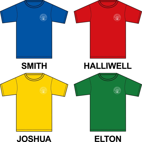 Beechfield Primary School - House Colour PE T- Shirts