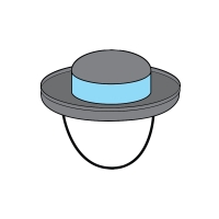 Charlotte House Preparatory School - Winter Hat with Ribbon Trim