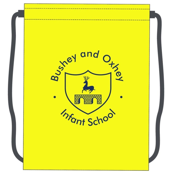 Bushey & Oxhey Infant School - Drawstring PE Bag