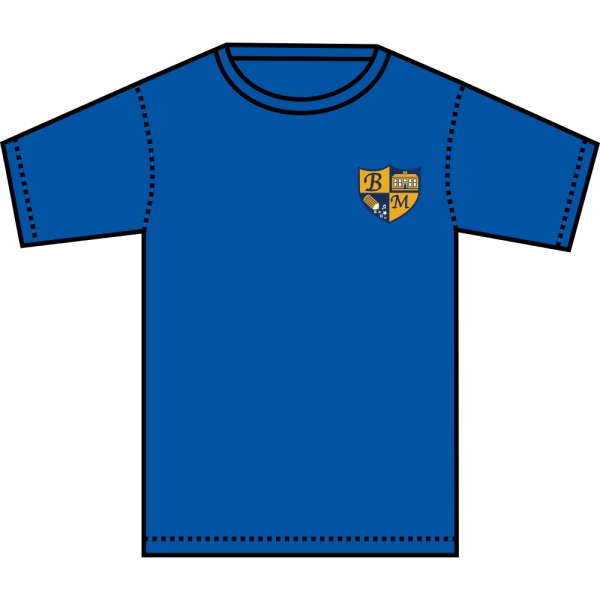 Bushey Manor Junior School - Royal PE T-Shirt