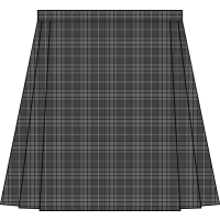 Grey Granite School Tartan Kilt