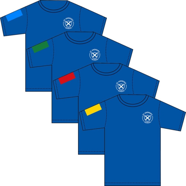 St Andrews C of E Primary School & Nursery - House Colour PE T-Shirt