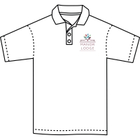 Manor Lodge - White Polo Shirt