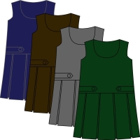 Pinafore - Button Fastening