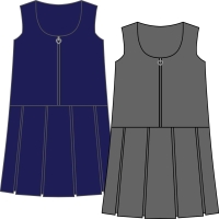 Pinafore - Zip Front