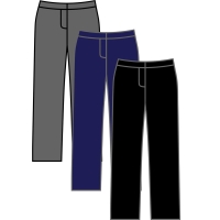 Girls Junior Trousers - Grey, Navy & Black