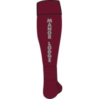 Manor Lodge - Maroon Sports Socks